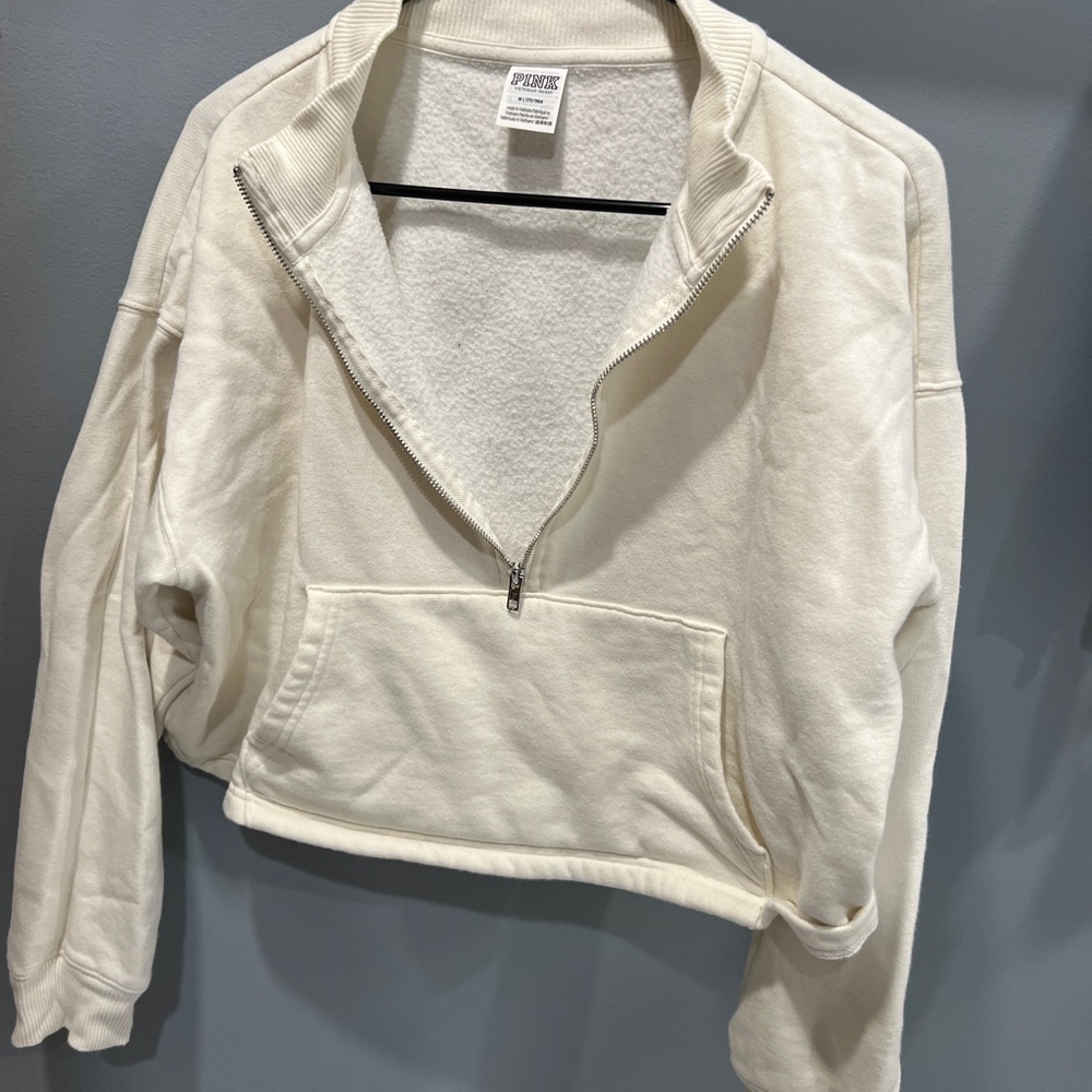 Victoria’s Secret pink cropped hoodie